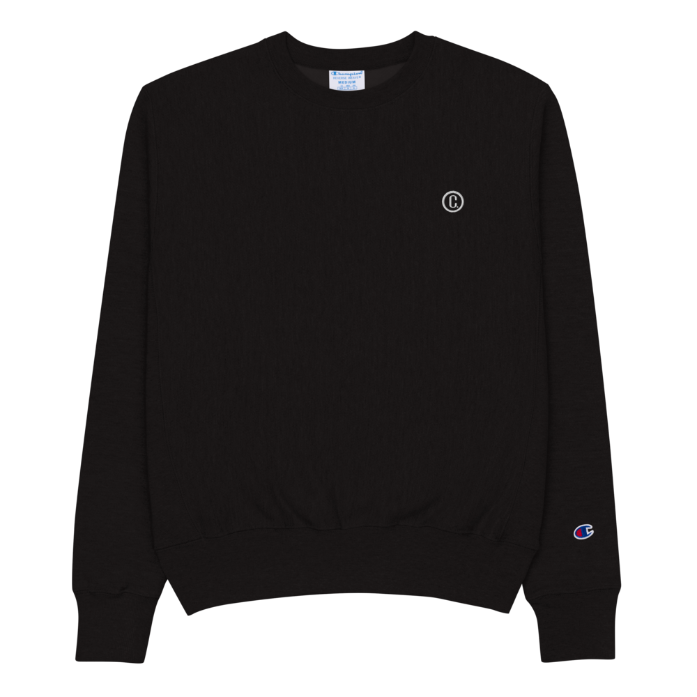 Culture Tease Society. x Champion™ Crew Neck / Black