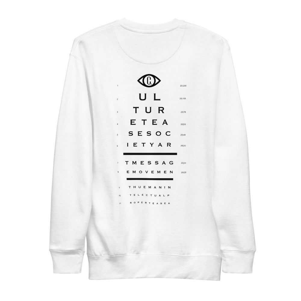 Eye C.Crew Neck Sweater / White