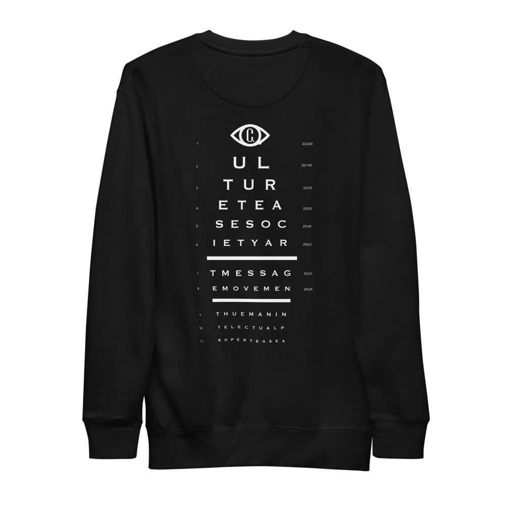 Eye C. Crew Neck Sweater / Black